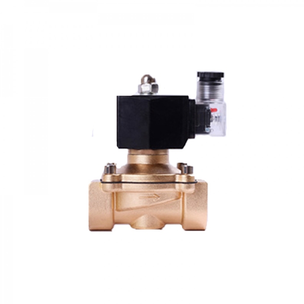 Waterproof Normally Closed Brass Solenoid Valve 220VAC 110VAC 24VDC 12VDC 24VAC Direct Acting For Water Gas Oil