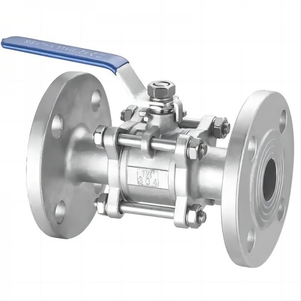 1/2 inch to 4 inch Stainless Steel Handle Ball Valve Manual Control Water Pipe Fitting Standard Multi Size Flange Ball Valve