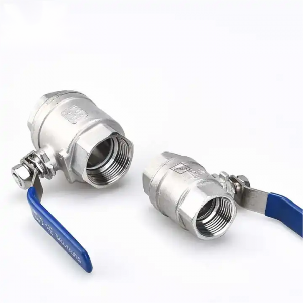 DN15-DN100 304 Stainless Steel Manual Valve Two Pieces Two Way Female Thread Manual Valve