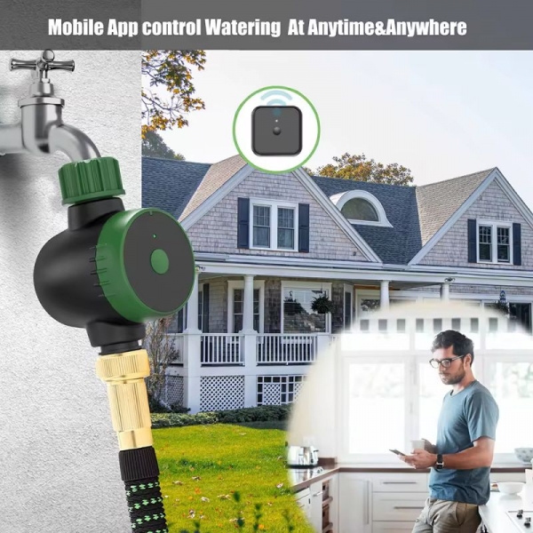 Smart Garden Watering Timer Smart Water Valve Garden Automatic Watering System Wifi Automatic Drip Irrigation Controller