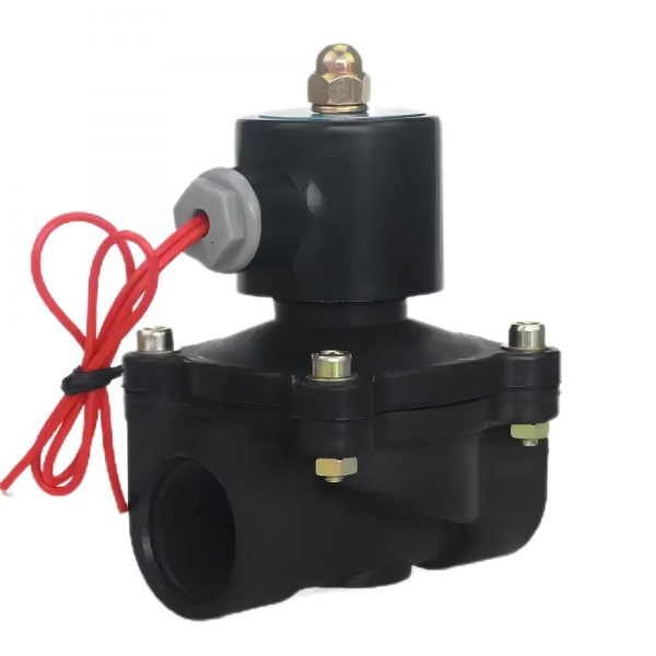 Plastic Solenoid Valve Normally Closed Water Solenoid Valve AC220V DC24V DC12V For Water Oil Air