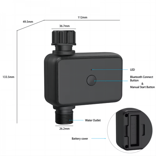 Garden Automatic Watering irrigation System Smart Garden Timer Wifi Automatic Drip Irrigation Controller