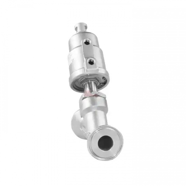 DN15-DN50 2 Way Stainless Steel Tri Clamp Pneumatic Ball Valve Quick-Install Angle Seat Valve 16bar Position Angle Seat Valve