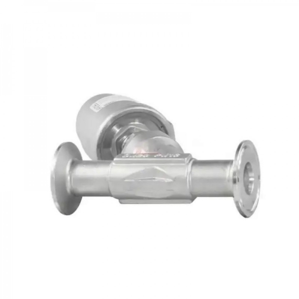 DN15-DN50 2 Way Stainless Steel Tri Clamp Pneumatic Ball Valve Quick-Install Angle Seat Valve 16bar Position Angle Seat Valve