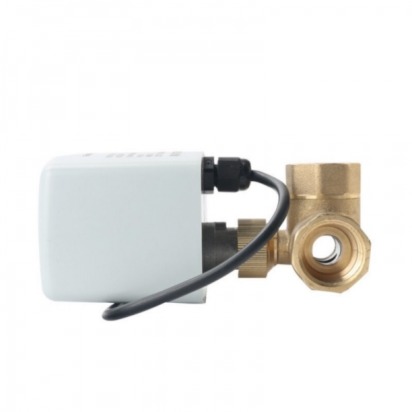 Three Way Brass Motorized Ball Valve 220V 12V 24V Three Wire Two Control Electric Ball Valve