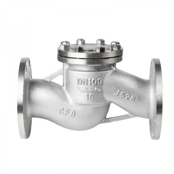 1/2inch to 4inch 304 Stainless Steel Lift Check Valve H41W-16P Horizontal Horizontal Flange Connection Valve One-way Check Valve