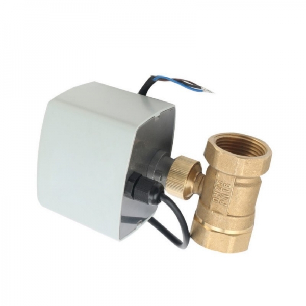 Two Way Brass Motorized Ball Valve 220V 12V 24V Three Wire Two Control Electric Ball Valve