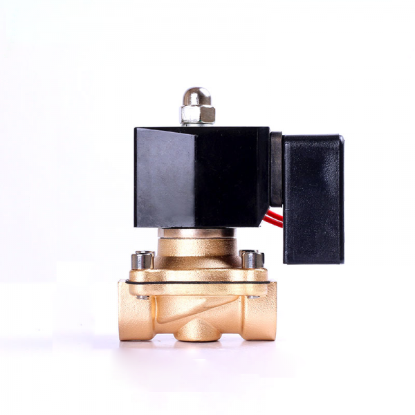 Saving Energy Non Hot Water Solenoid Valve 24v 12v Brass Normally Closed for Long Time Working