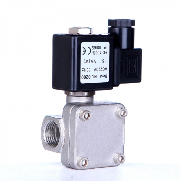 Stainlsess Steel High Pressure 1.6Mpa Normally Closed Solenoid Valve