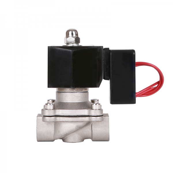Electric Water Valve 220v Shut Off N/C Stainless Steel Non Hot Solenoid Coil