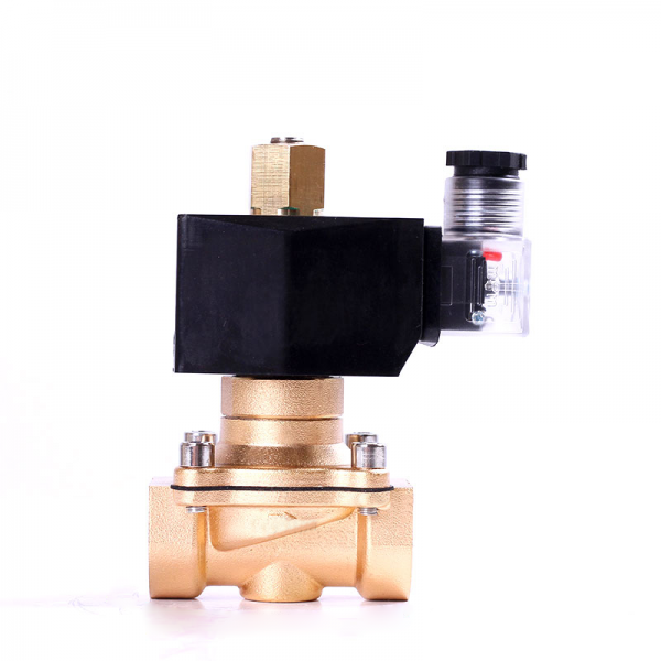 Normally Open Solenoid Valve Brass 2 Way Electric Water Valve 220VAC 24VDC 12VDC 24VAC 110VAC 