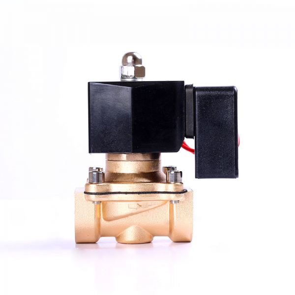 Saving Energy Non Hot Water Solenoid Valve 24v 12v Brass Normally Closed for Long Time Working