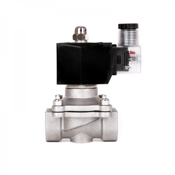 Normally Closed 12v Electric Solenoid Valve Water 24v 230v 24 1/2 3/4 Stainless Steel IP65 DIN Coil High Temperature