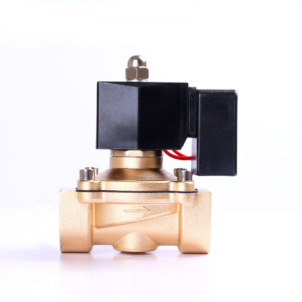 Saving Energy Non Hot Water Solenoid Valve 24v 12v Brass Normally Closed for Long Time Working