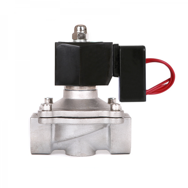 Electric Water Valve 220v Shut Off N/C Stainless Steel Non Hot Solenoid Coil