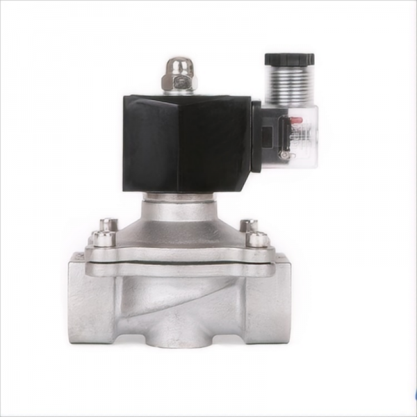 Normally Closed 12v Electric Solenoid Valve Water 24v 230v 24 1/2 3/4 Stainless Steel IP65 DIN Coil High Temperature