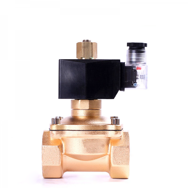 Normally Open Solenoid Valve Brass 2 Way Electric Water Valve 220VAC 24VDC 12VDC 24VAC 110VAC 