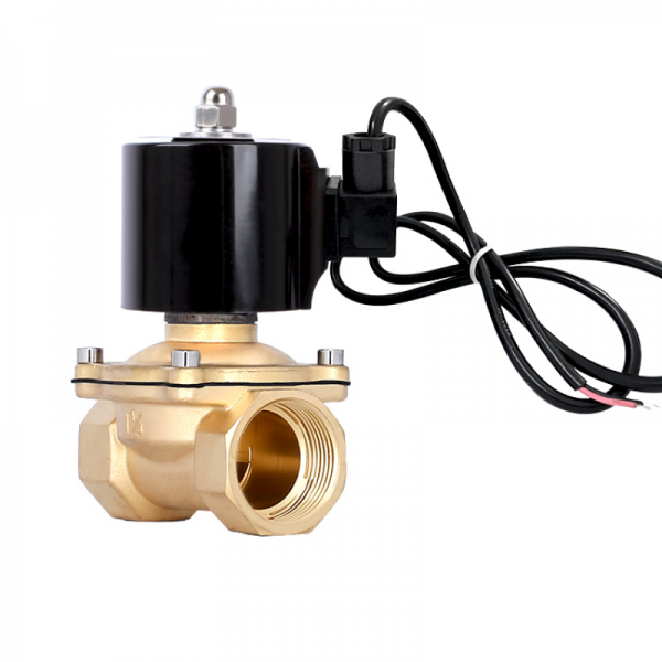 Brass Underwater 12v 220v Electric Water Valve Direct Acting Normally Closed