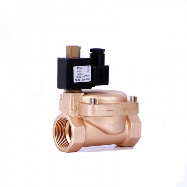 Normally Open Solenoid Valve Pilot Operating High Pressure 16bar Brass Solenoid valve