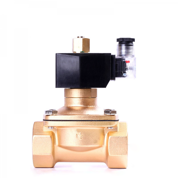 Normally Open Solenoid Valve Brass 2 Way Electric Water Valve 220VAC 24VDC 12VDC 24VAC 110VAC 