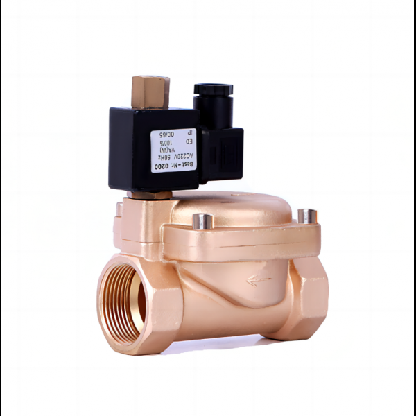 Normally Open Solenoid Valve Pilot Operating High Pressure 16bar Brass Solenoid valve