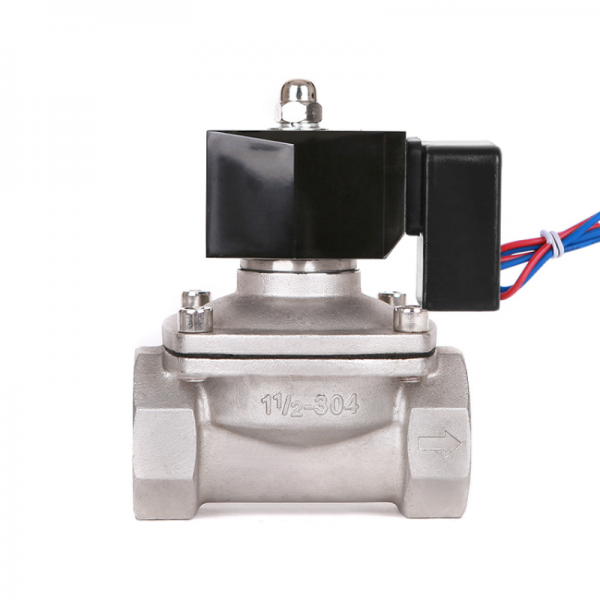 Electric Water Valve 220v Shut Off N/C Stainless Steel Non Hot Solenoid Coil