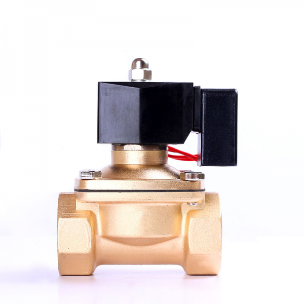 Saving Energy Non Hot Water Solenoid Valve 24v 12v Brass Normally Closed for Long Time Working