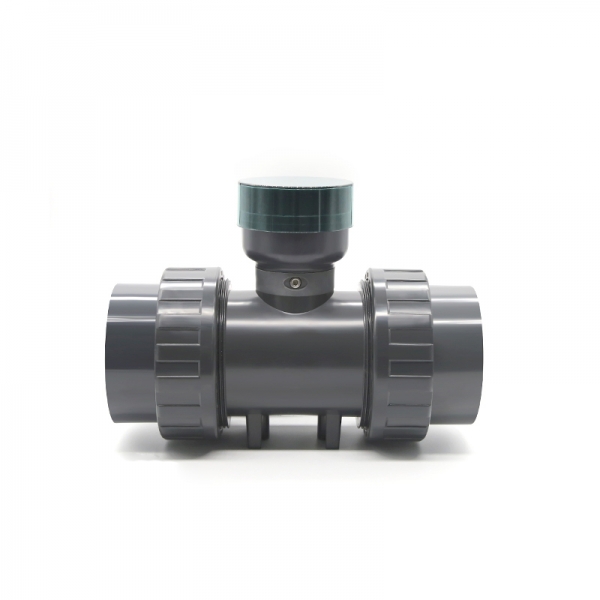 1 inch to 3 inch Smart Digital Display Flowmeter RS-485 Remote Signal Transmission Control LCD Electronic PVC Water Flow Sensor