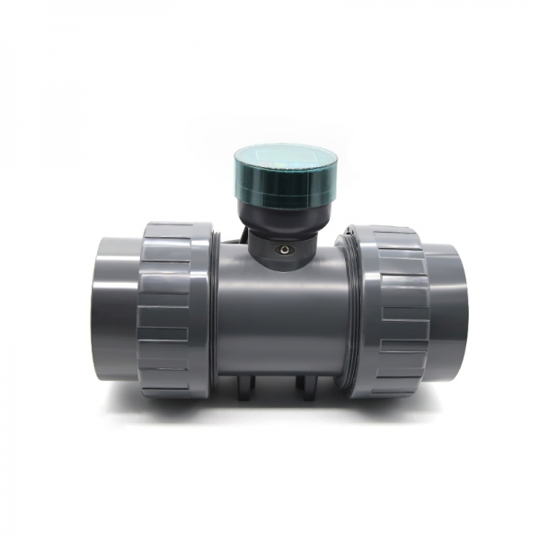 1 inch to 3 inch Smart Digital Display Flowmeter RS-485 Remote Signal Transmission Control LCD Electronic PVC Water Flow Sensor