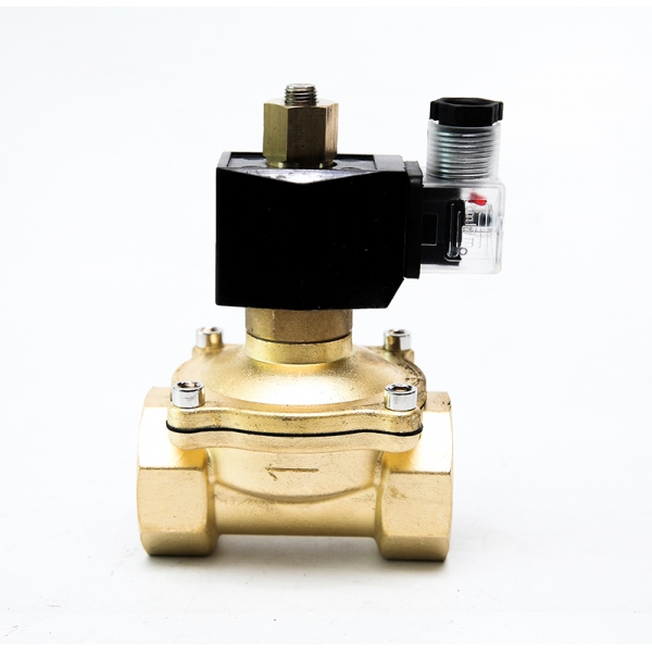 Normally Open Solenoid Valve Brass 2 Way Electric Water Valve 220VAC 24VDC 12VDC 24VAC 110VAC 