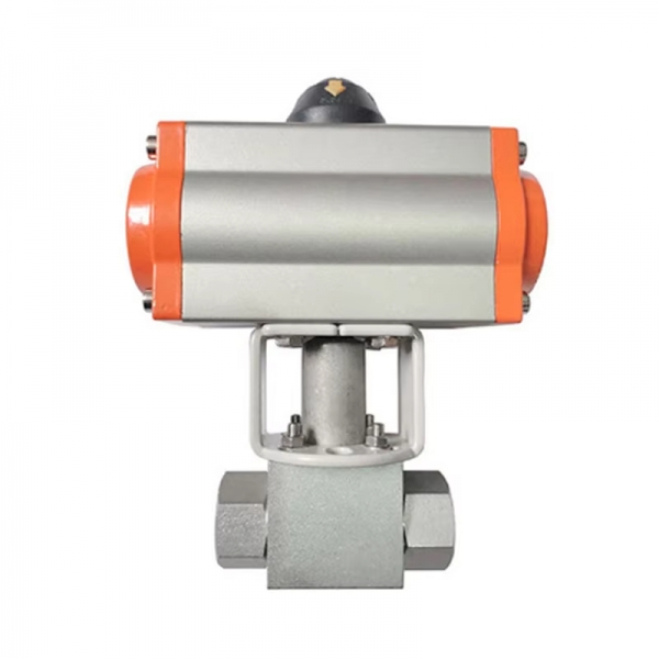 304 Stainless Steel High Pressure Pneumatic Ball Valve 1/4inch to 2inch 32Mpa Two Way Control for Water