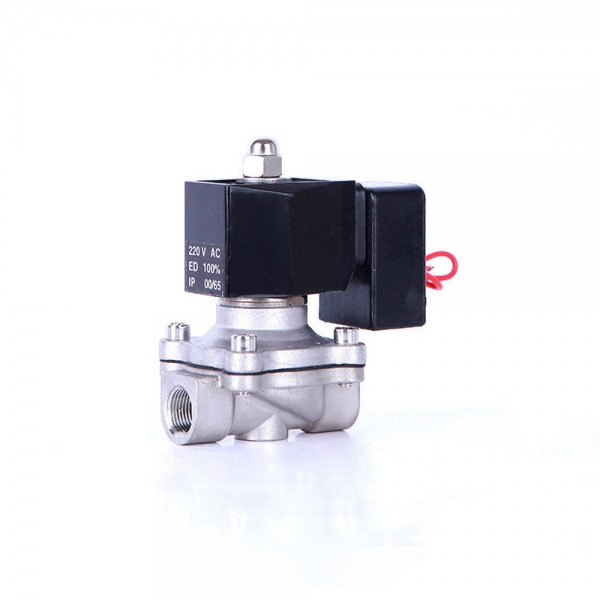 Electric Water Valve 220v Shut Off N/C Stainless Steel Non Hot Solenoid Coil