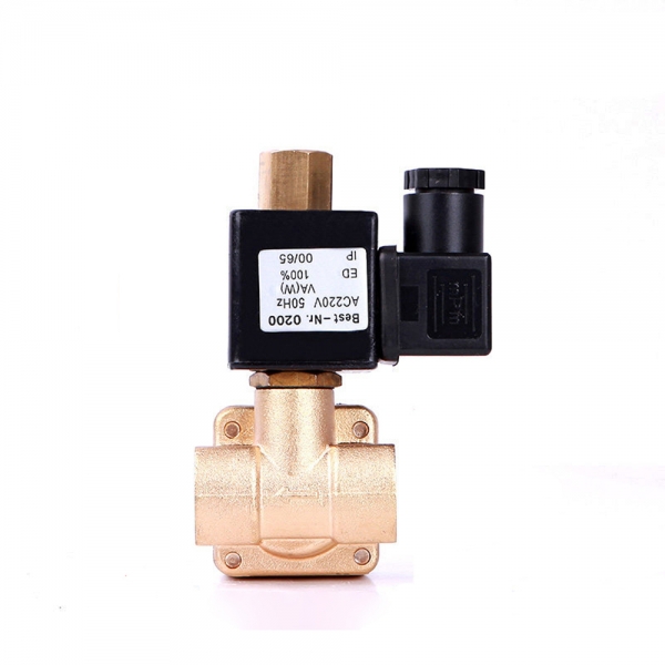 Normally Open Solenoid Valve Pilot Operating High Pressure 16bar Brass Solenoid valve