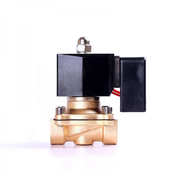 Saving Energy Non Hot Water Solenoid Valve 24v 12v Brass Normally Closed for Long TIme Working