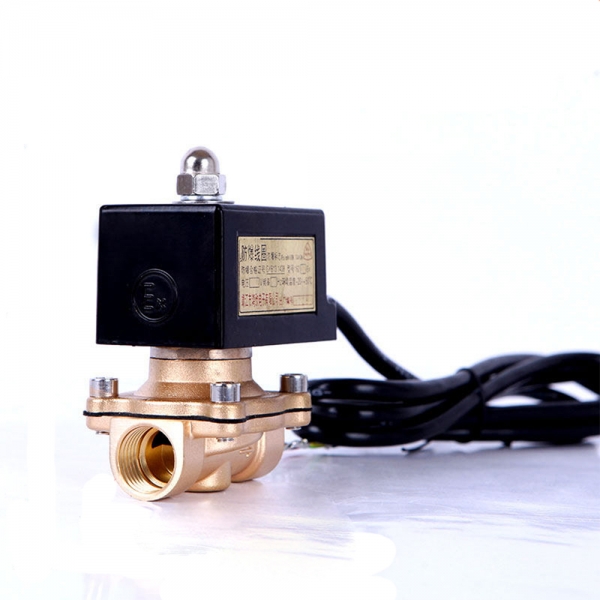 Explosion Proof Brass Normally Closed Lpg Gas Solenoid Valve 24v 12v 