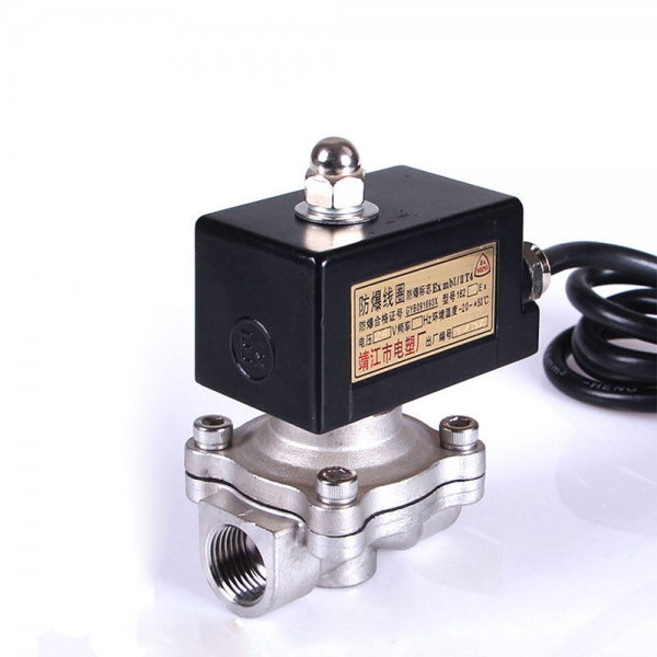 Explosion Proof Stainless Steel Normally Closed Lpg Gas Solenoid Valve 24v 12v