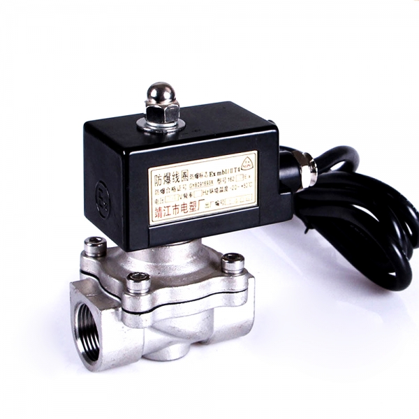 Explosion Proof Stainless Steel Normally Closed Lpg Gas Solenoid Valve 24v 12v