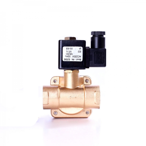 High Pressure 16bar Brass Water Solenoid Valve 24VDC 12VDC 220VAC Normally Closed