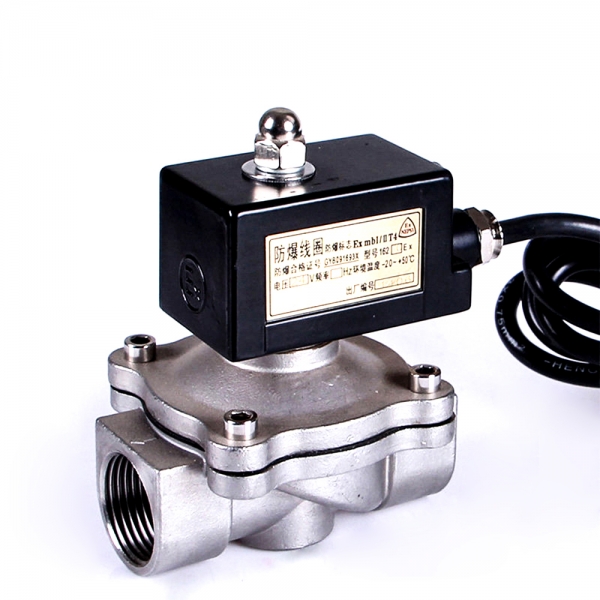 Explosion Proof Stainless Steel Normally Closed Lpg Gas Solenoid Valve 24v 12v