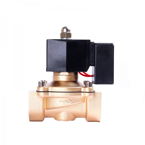 Saving Energy Non Hot Water Solenoid Valve 24v 12v Brass Normally Closed for Long TIme Working