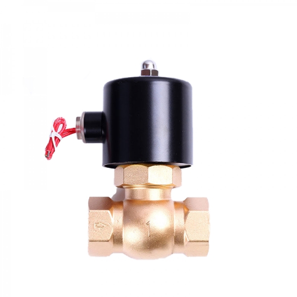  Brass Steam Solenoid Valve Normally Closed Hi-Temp Electric Valve 16bar