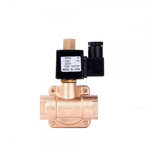 Normally Open Solenoid Valve Pilot Operating High Pressure 16bar Brass Solenoid valve