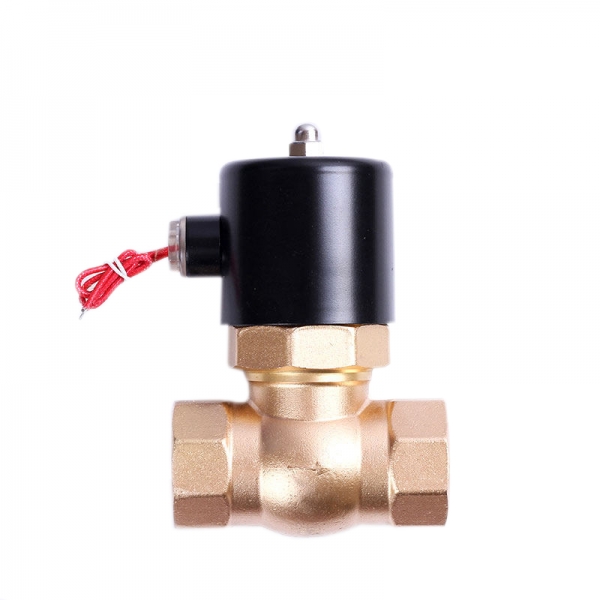  Brass Steam Solenoid Valve Normally Closed Hi-Temp Electric Valve 16bar