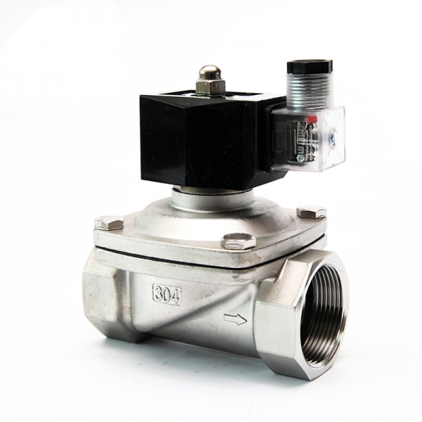 Normally Closed 12v Electric Solenoid Valve Water 24v 230v 24 1/2 3/4 Stainless Steel IP65 DIN Coil High Temperature