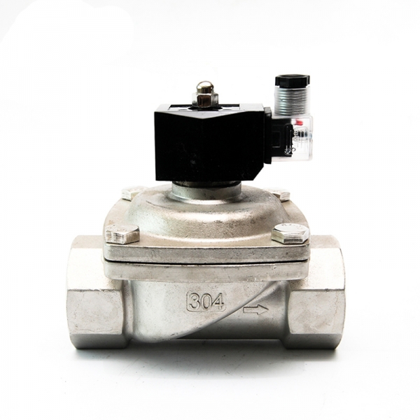 Normally Closed 12v Electric Solenoid Valve Water 24v 230v 24 1/2 3/4 Stainless Steel IP65 DIN Coil High Temperature