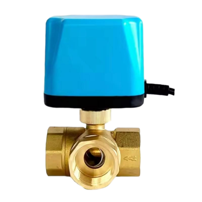 Three Way L/T Type Motorized Ball Valve 220V...