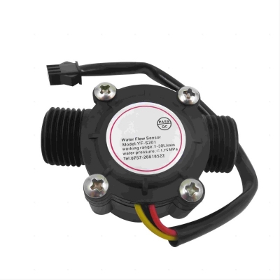 DN15-DN50 Plastic Nylon Flowmeter Hall Effe...