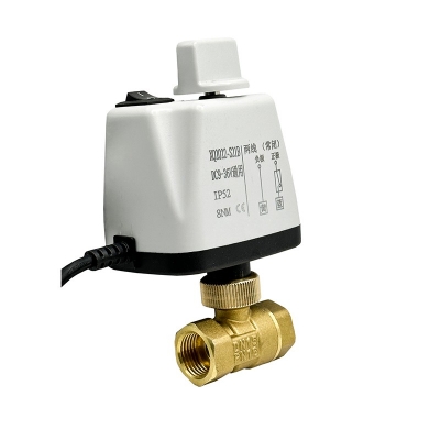 Normally Closed Motorized Ball Valve 220V 12V...