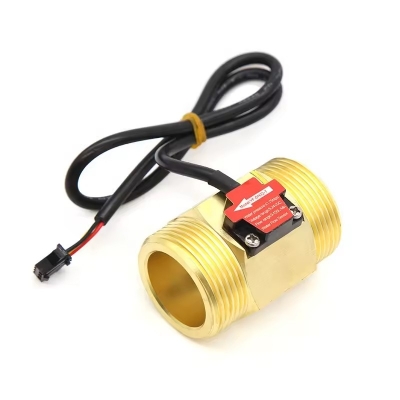 Brass Water Flow Sensor Flowmeter Hall Flow S...