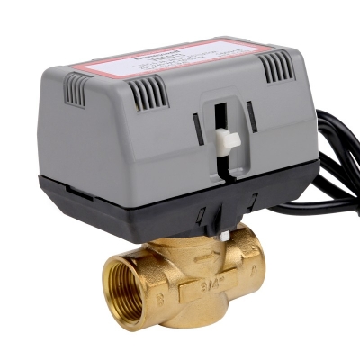 Two Way/ Three Way Brass Motorized Ball Valv...